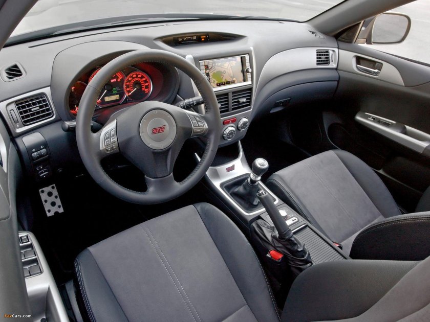 Subaru Impreza WRX STI 2008 салон
