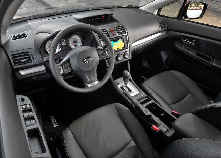 Субару Импреза 2008 хэтчбек салон