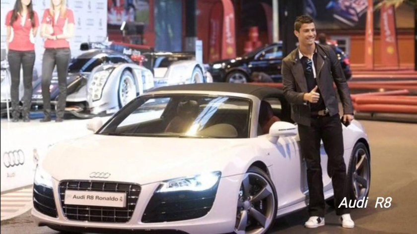 Audi r8 2009 криштиану роналду