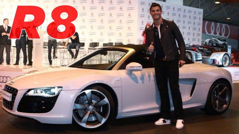 Audi r8 2009 Криштиану Роналду