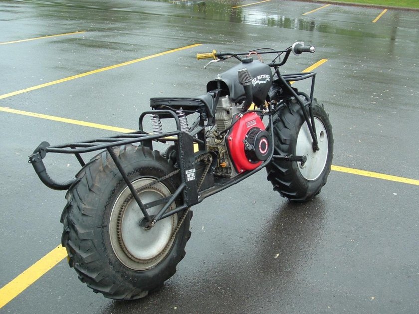 Самодельный мотовездеход двухколесный с двигателем Лифан