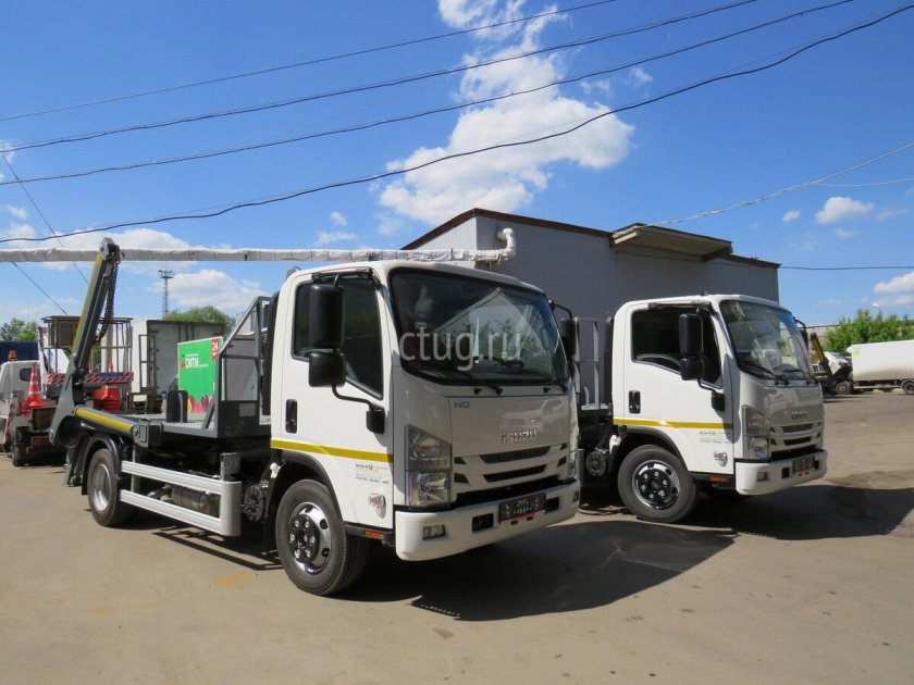 Isuzu nqr90 мусоровоз