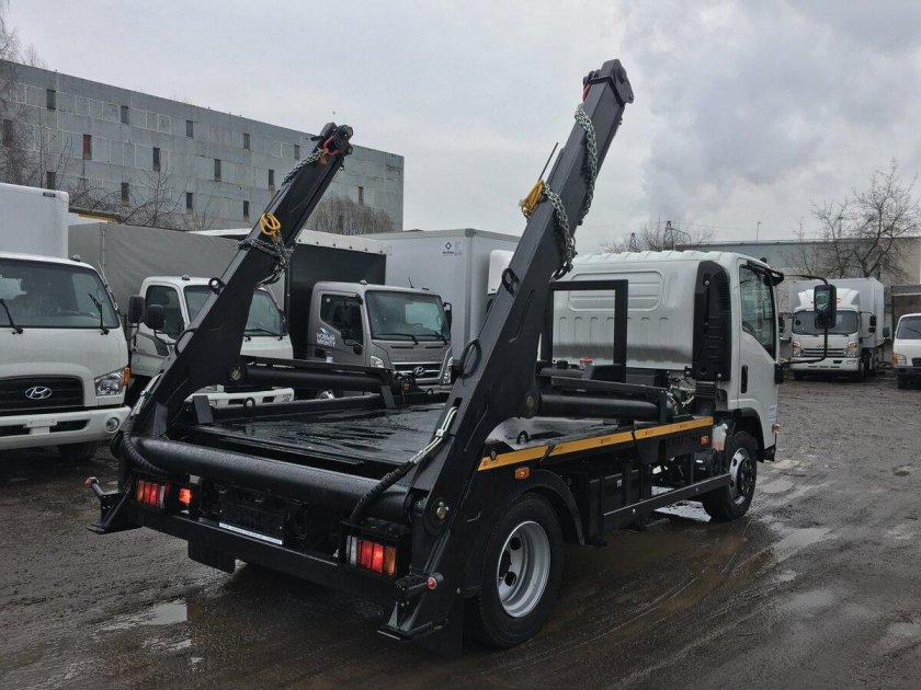 Машина Исузу бункеровоз как поставить рогатку