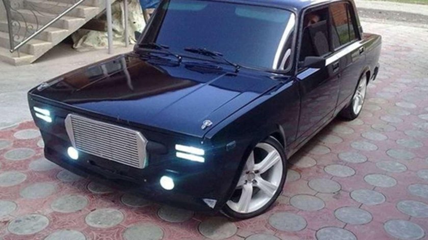 ВАЗ 2107 тюнингованные