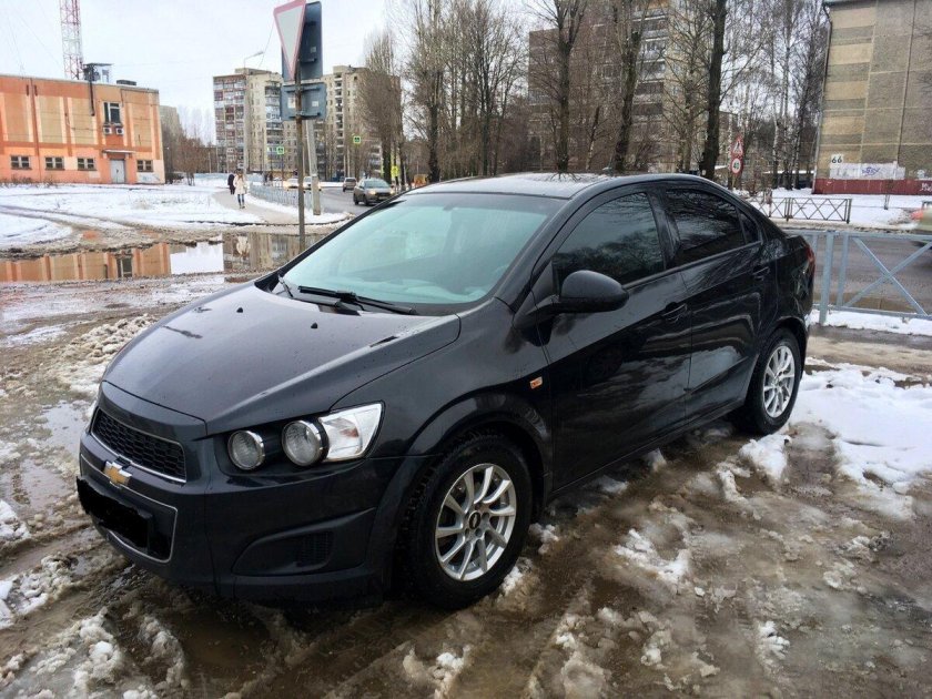 Chevrolet Aveo 2013 черный