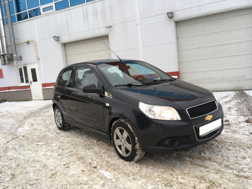 Chevrolet Aveo, 2010 черный