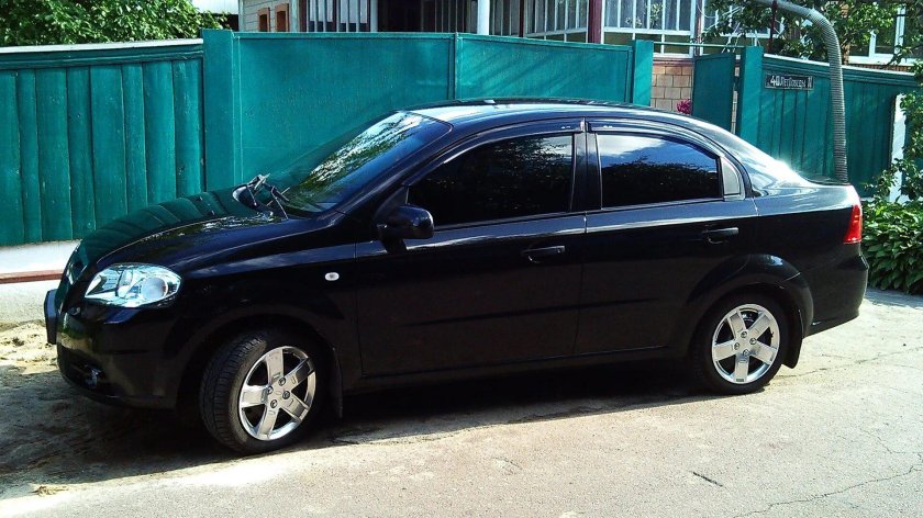 Chevrolet Aveo 2007 черный