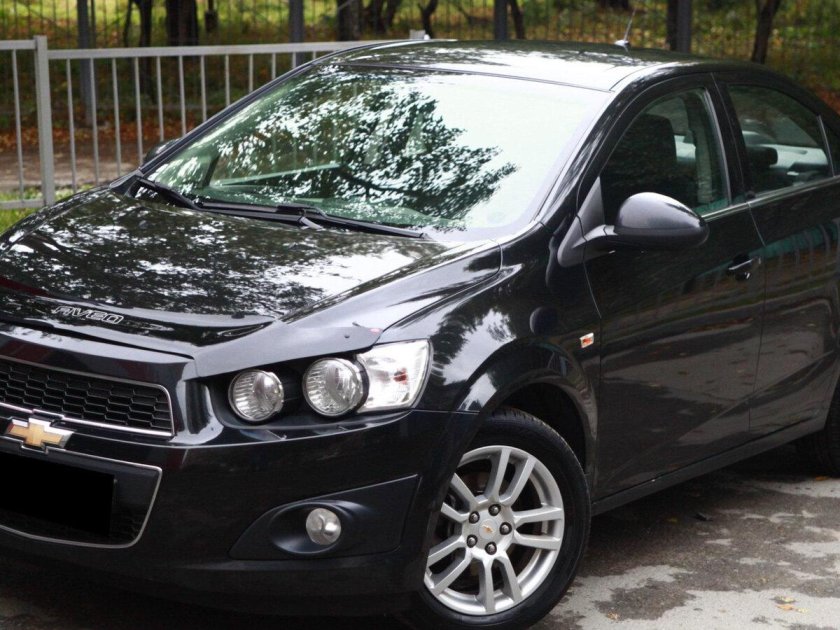 Chevrolet Aveo 2013 черный