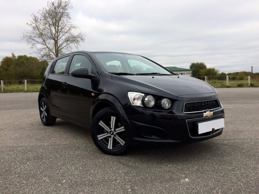 Chevrolet Aveo 2013 черный