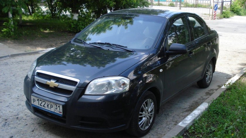 Chevrolet Aveo 2011 черный
