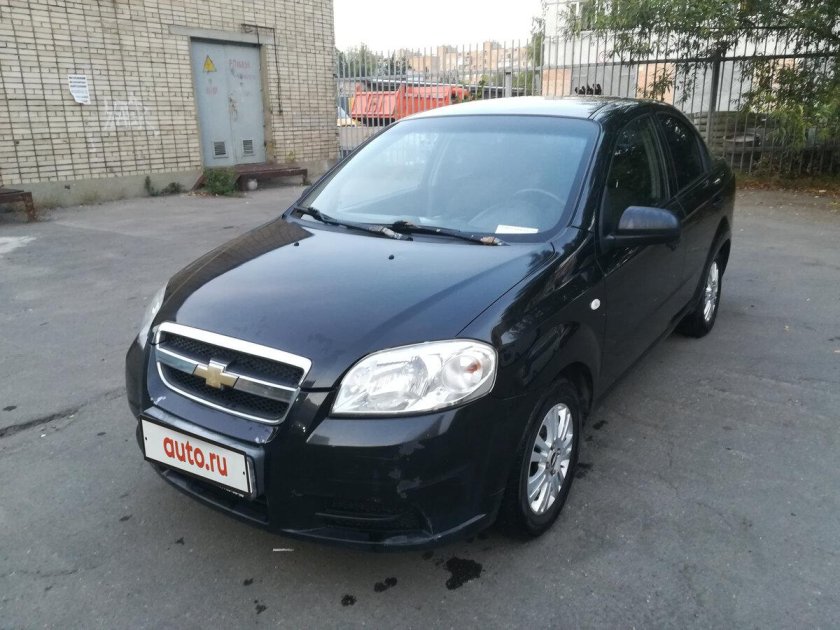 Chevrolet Aveo 2007 черный