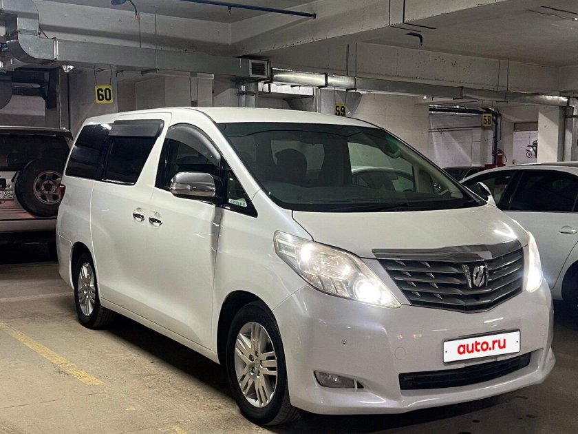 Тойота альфард 1 поколение рестайлинг белый