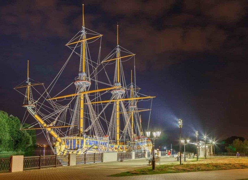 Корабль-музей гото Предестинация в Воронеже