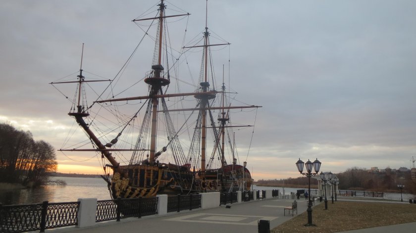 Корабль-музей гото Предестинация в Воронеже