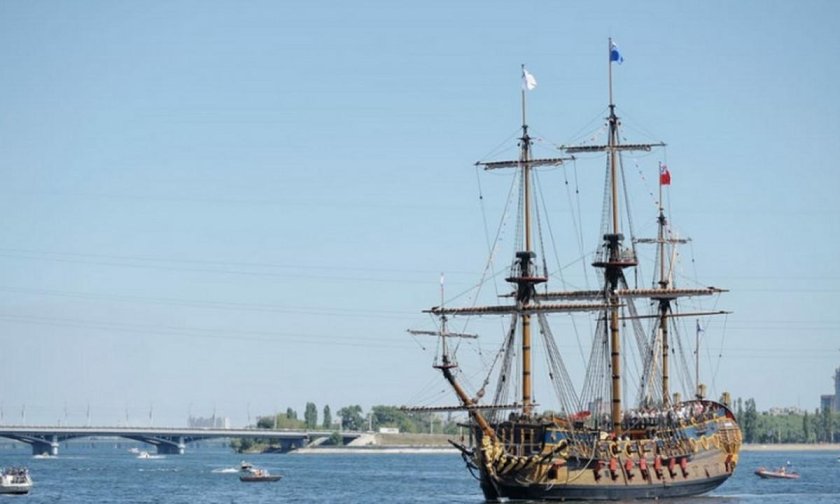 Корабль-музей гото Предестинация в Воронеже