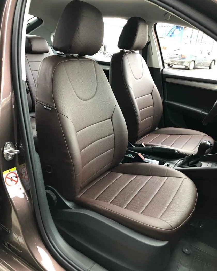 Чехлы экокожа Шкода Октавия а7