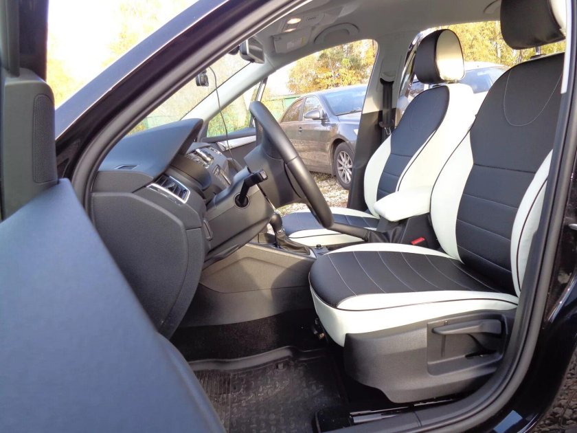 Шкода Октавия а7 чехлы на сидения