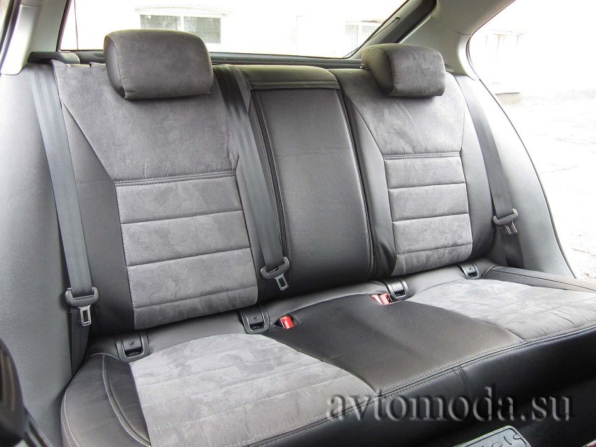 Чехлы на Шкода Октавия а7 алькантара