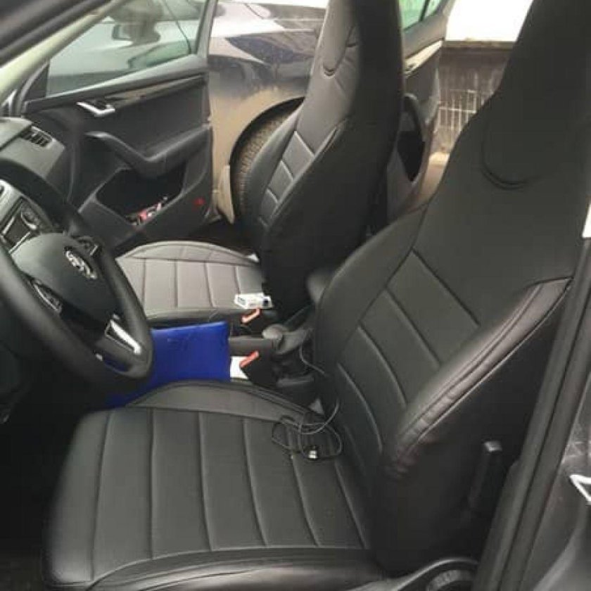 Skoda Rapid чехлы Автопилот сиденья ковши