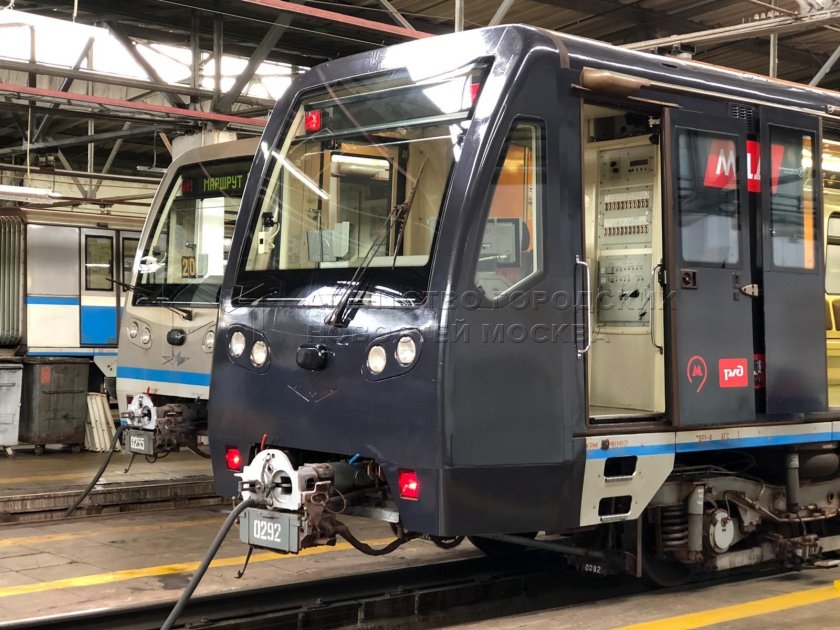 Поезд метро Русич депо красная Пресня
