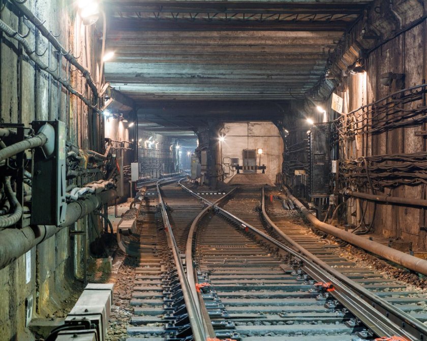 Тоннели около станции Свиблово