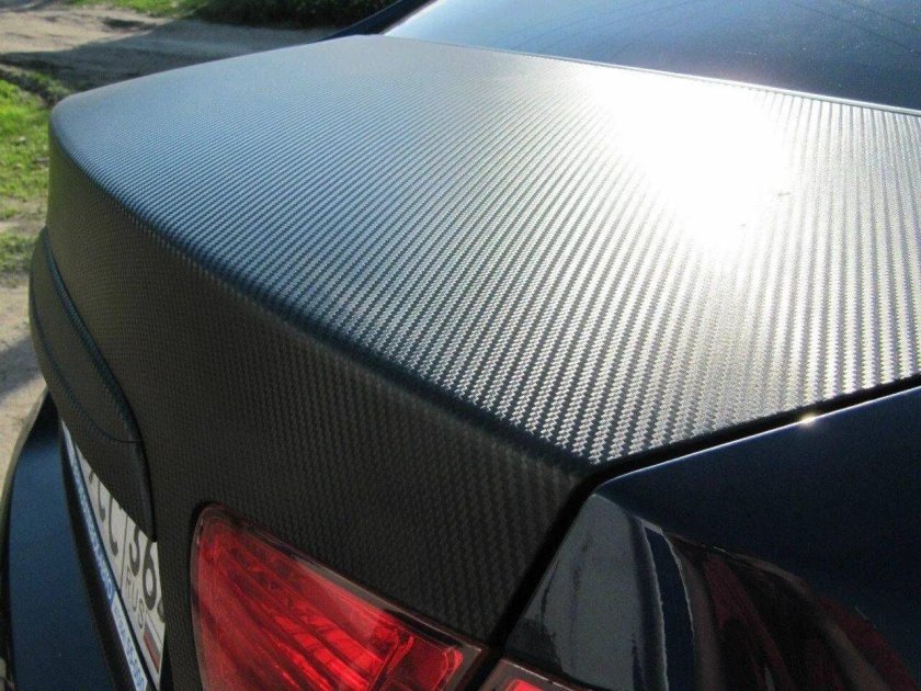 Ауди а6 с5 обтянутая пленкой карбон