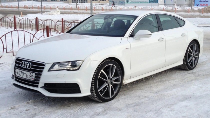 Ауди а7 4к белая