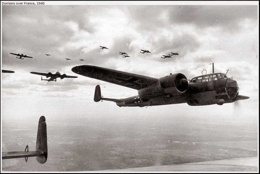 Немецкий бомбардировщик Дорнье до-17