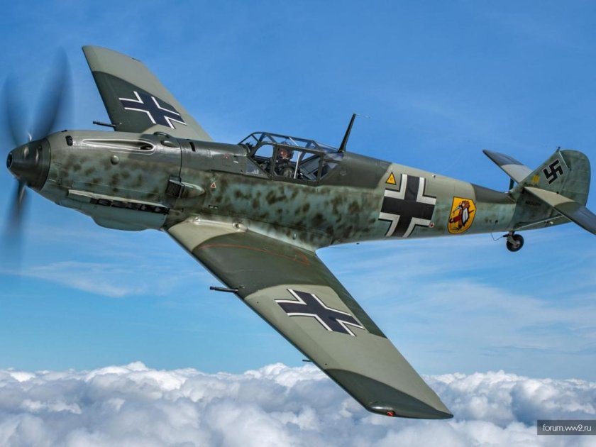 Самолёт Мессершмитт bf 109e