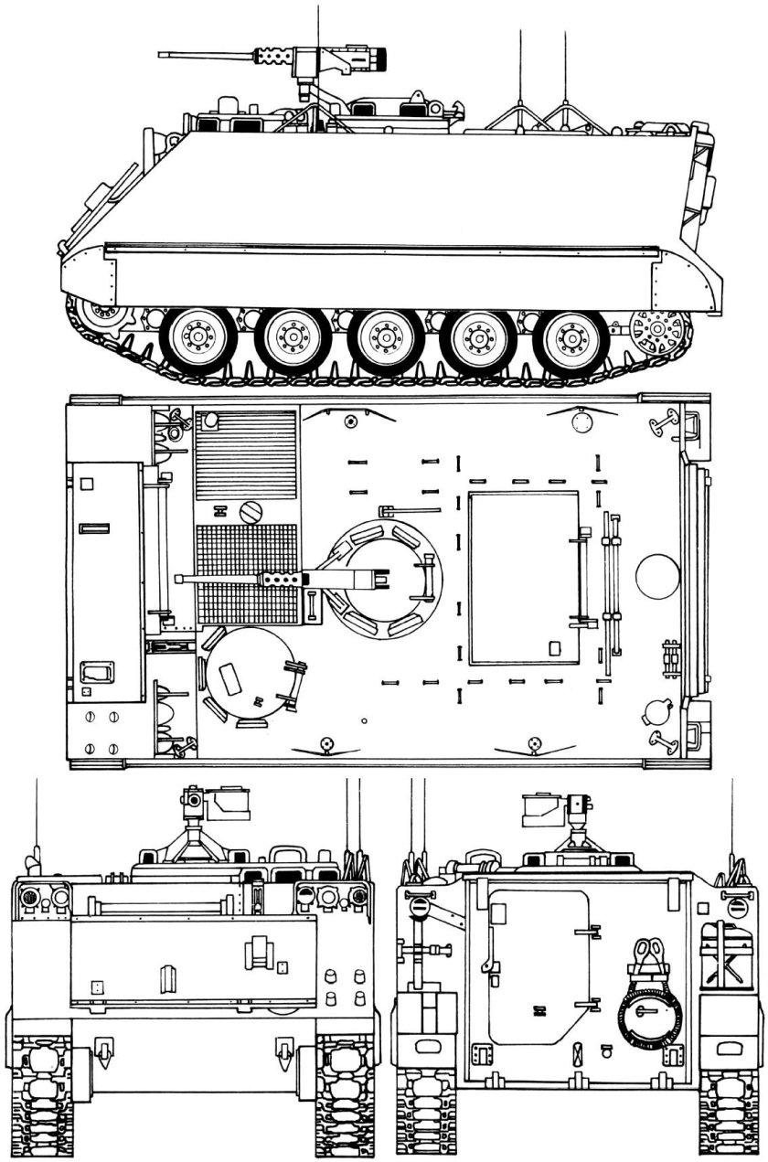 Бтр м113 чертежи