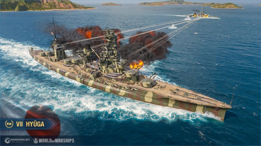 Японский линкор Хьюга