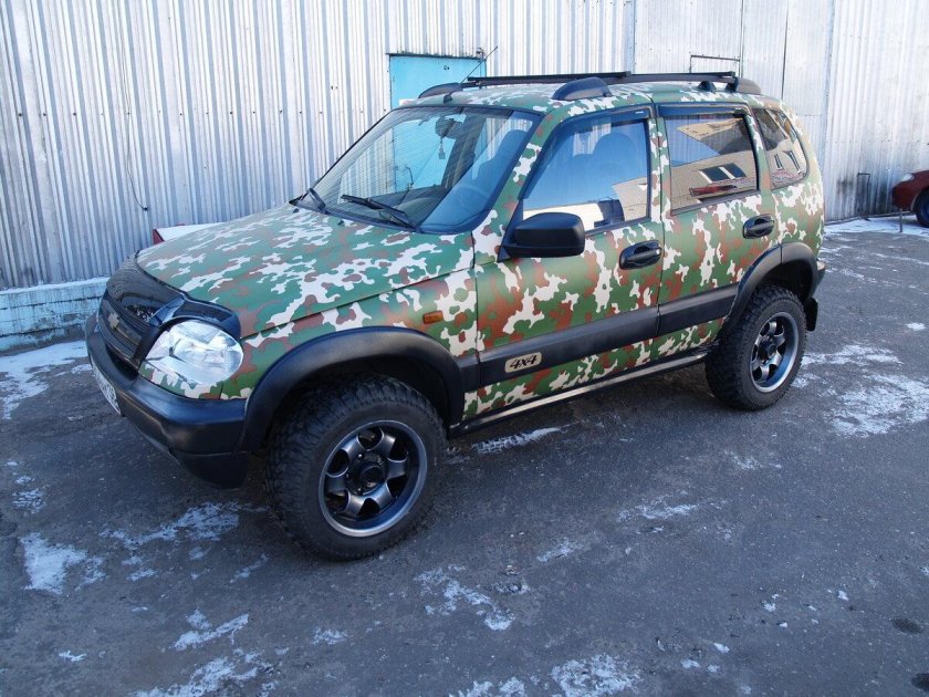 Chevrolet Niva камуфляж