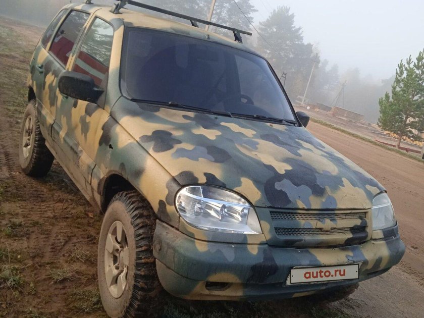 Нива шевроле раптор камуфляж