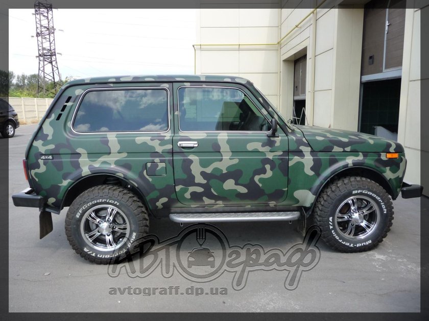 Шеви Нива камуфляж