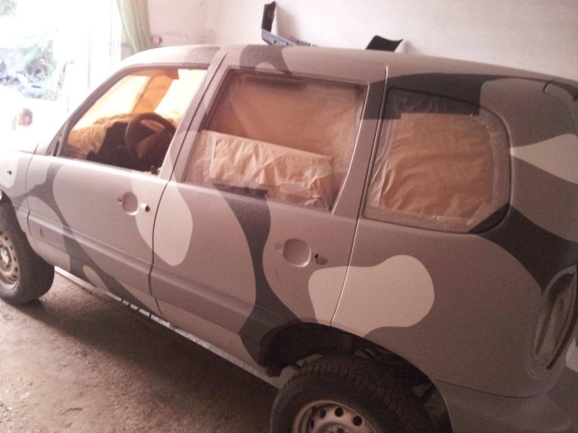 Нива Шевроле Раптор камуфляж