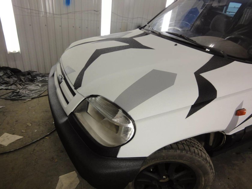 Нива Шевроле Раптор камуфляж