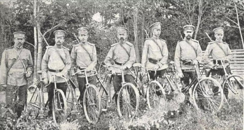 Самокатчики Российская Императорская армия
