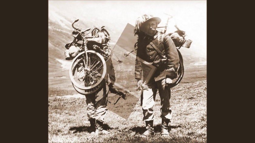 Берсальеры на велосипедах