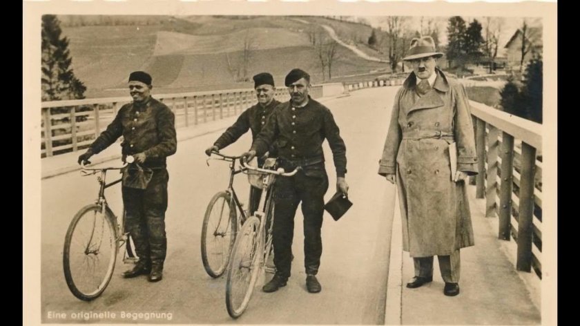 Гитлер на велосипеде
