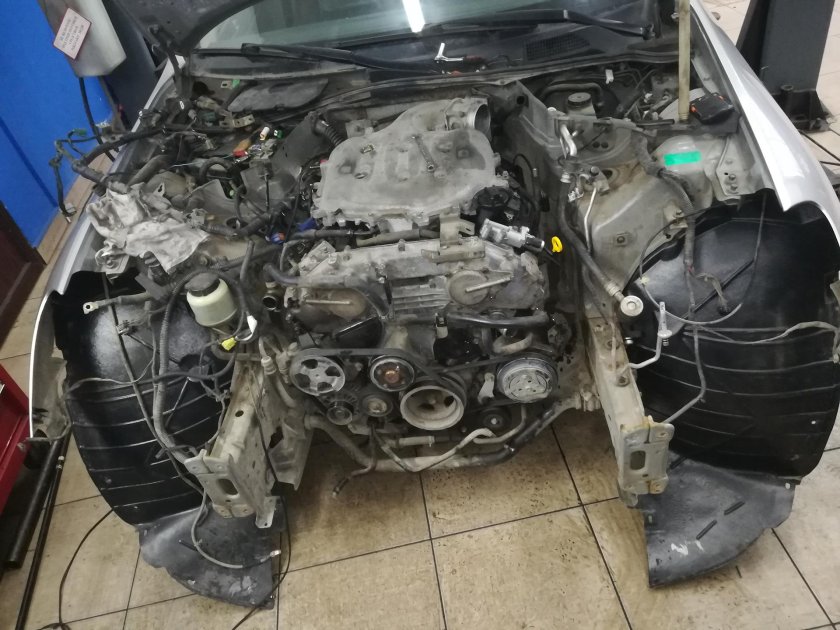 Двигатель Инфинити g35