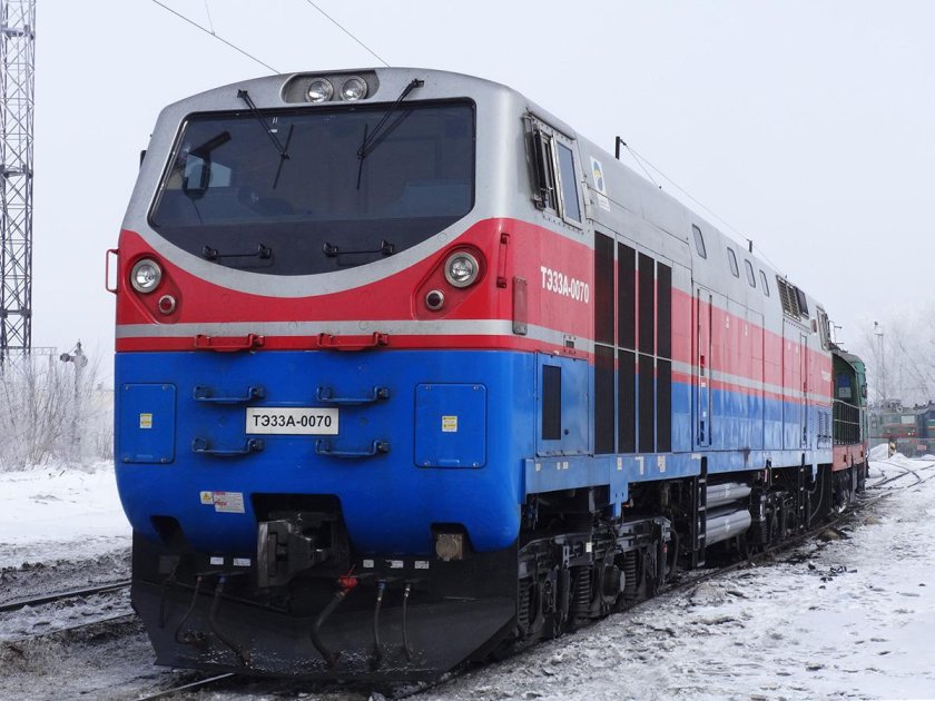 Казахстанский тепловоз тэ33а