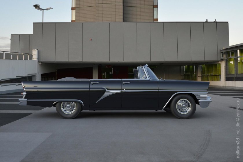 ГАЗ-13б Чайка кабриолет