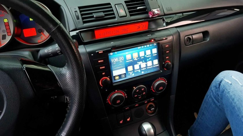 Магнитола 2 Дин Мазда 3 БК