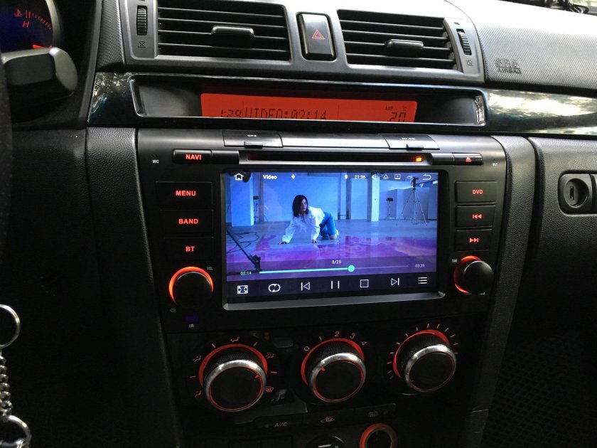 Магнитола 2 Дин Мазда 3 БК