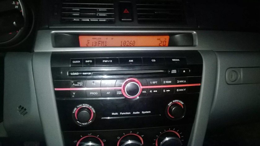 Mazda 3 BK магнитола