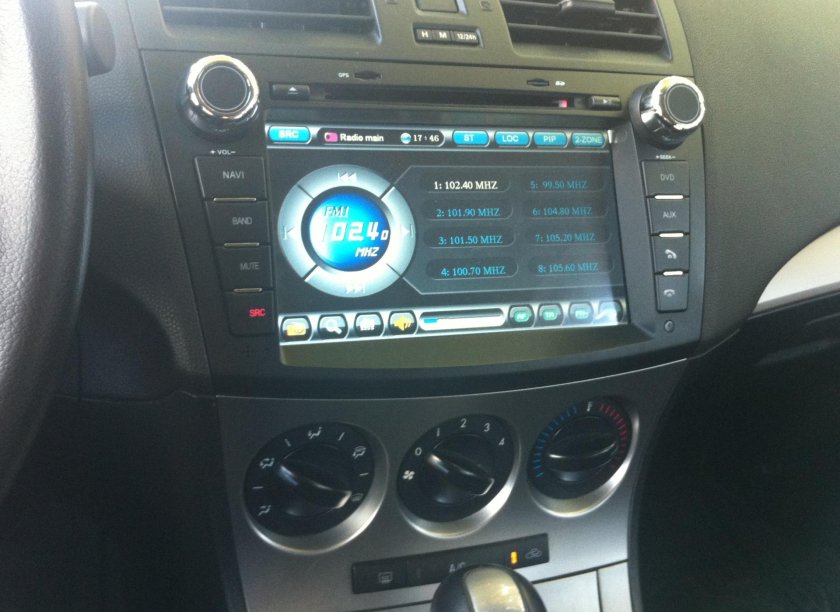 Магнитола Мазда 3 БК