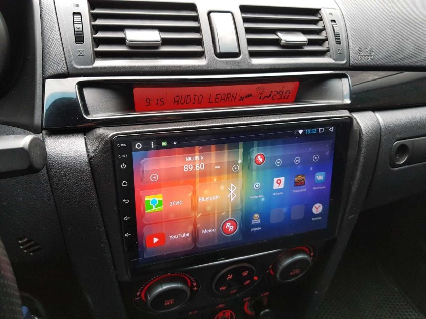 Магнитола 2 Дин Мазда 3 БК