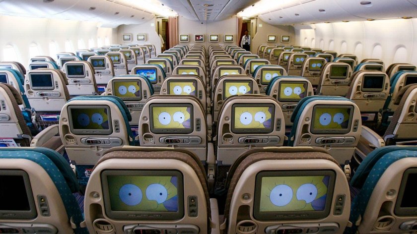 А380 Сингапурские авиалинии салон