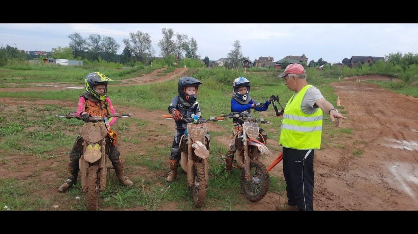 Мотокросс дети