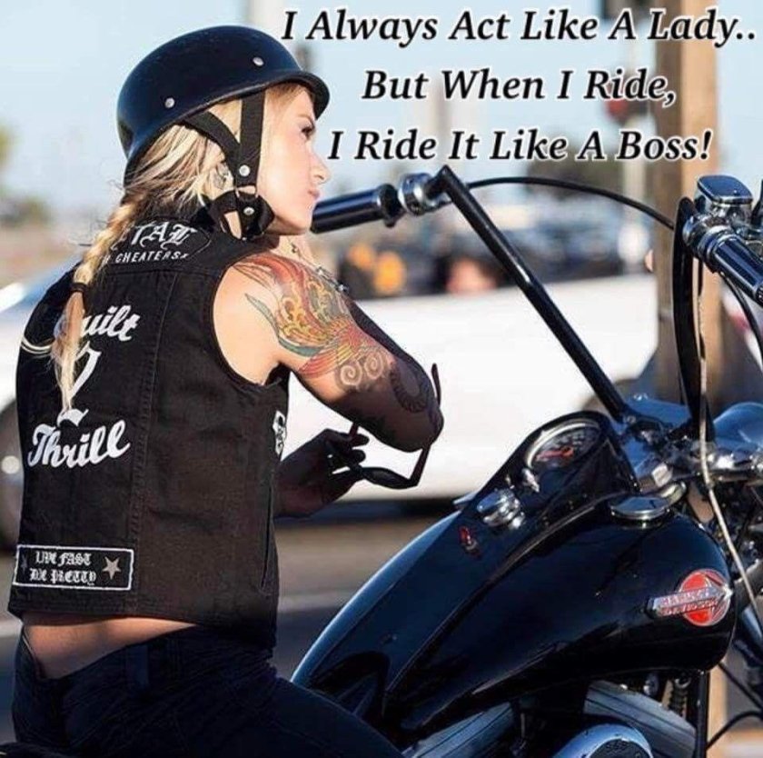 Байкерши Харлей Дэвидсон